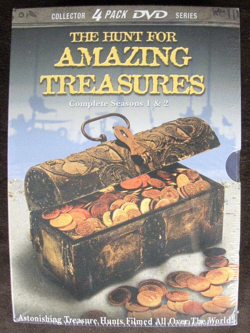 The Hunt for Amazing Treasures Seasons 1 & 2 — 4 DVDs — Sealed
